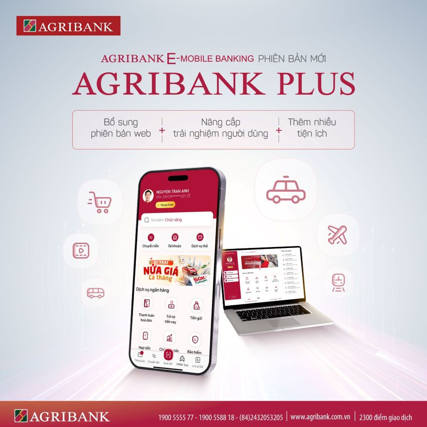 Agribank Plus - Phiên bản cập nhật mới nhất của Agribank E-Mobile Banking